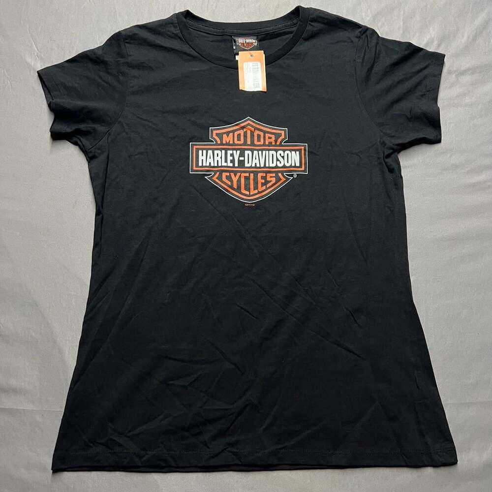 Harley-Davidson Bar And Shield Logo T-Shirt Black Short Sleeve